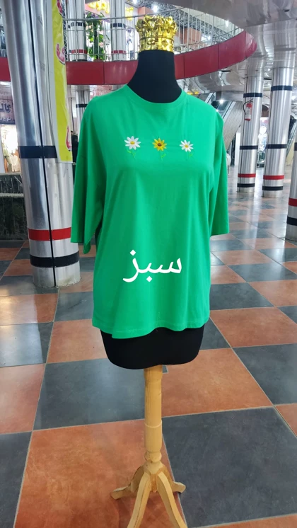 تیشرت یقه گرد زنانه کد548