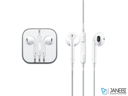 هندزفری سیمی اصل اپل (Apple) جک 3.5 میلی متری مدل EarPods