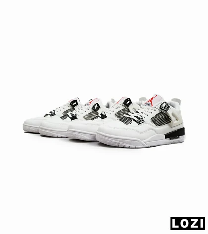 کتانی ساق‌دار مردانه سفید Nike air jordan 4