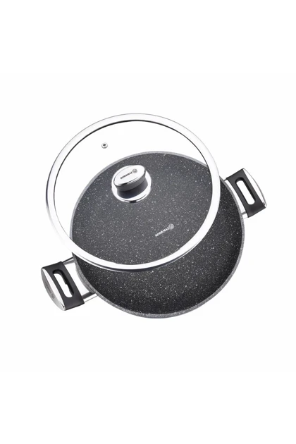 سرویس قابلمه KORKMAZ مدل A3919-1 گرانیتی - چندرنگ