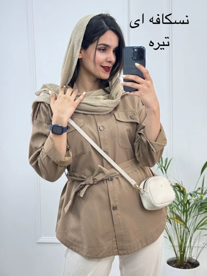 مانتو کتان جلوه