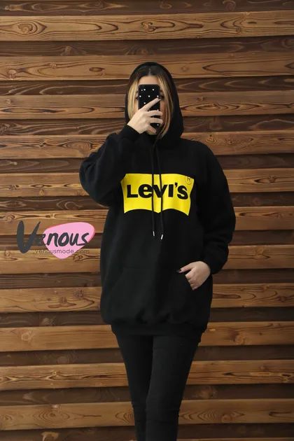 هودی کلاهدار طرح LEVIS