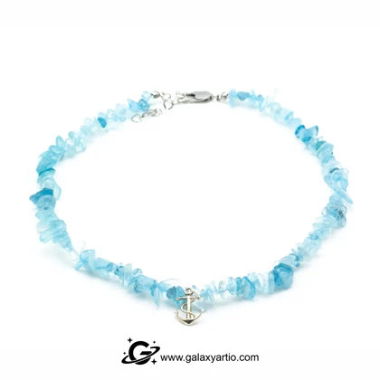 گردنبند سنگ و نقره کاسپین