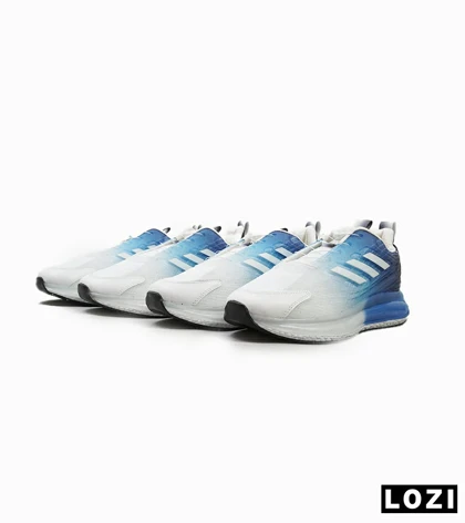 کفش کتانی مردانه آبی سفید ADIDAS Solar disk V2