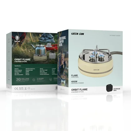 اجاق گاز سفری GREEN LION Orbit Flame 3 Burner Stove