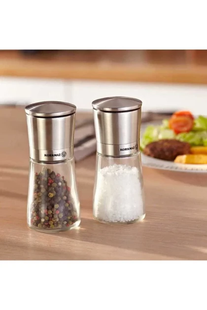 جاادویه‌ای KORKMAZ مدل A606 Pepenero شیشه‌ای - سرمه‌ای