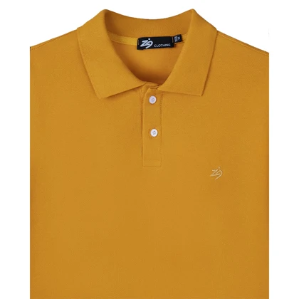 زیگ پولو شرت mustard jodon poloshirt-6798