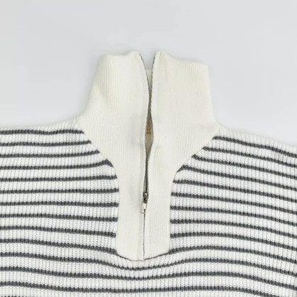 پلیور بافت نیم زیپ 1007351