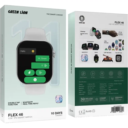 ساعت هوشمند گرین لاین Green Lion مدل GL-SW11 با دستیار هوش مصنوعی