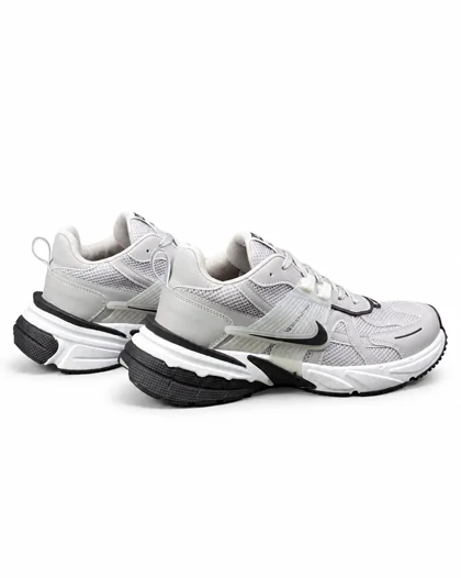 کفش کتانی مردانه بزرگ پا نایکی v2k رنگ طوسی مشکی Nike V2k