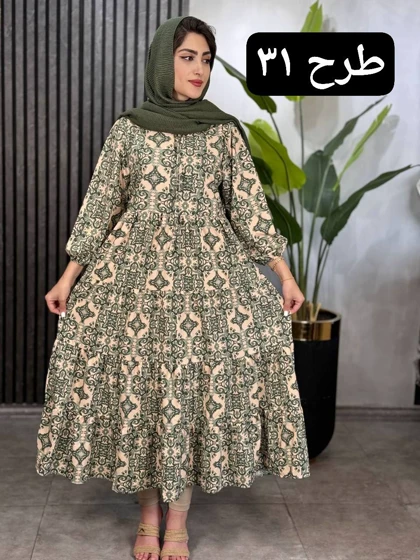 پیراهن فلور آذین کد 1501