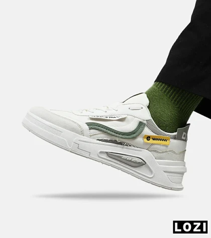 کفش کتانی مردانه سفید سبز VANS DI-RING