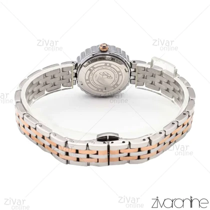 ساعت الکسا اسپشیال زنانه رزگلد نقره ای دور نگین 106142