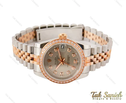 ساعت رولکس زنانه دیت جاست مدیوم Rolex-3532-M-L