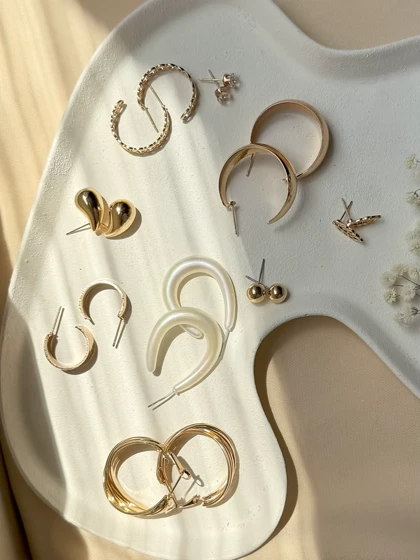 گوشواره پکی اشکی و کارتیه