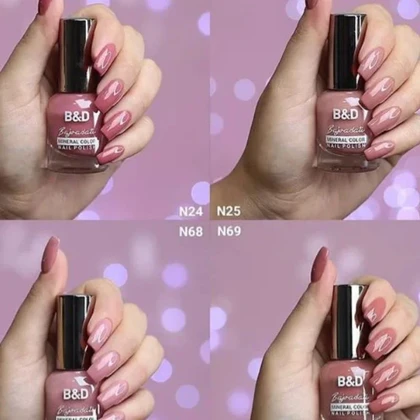 لاک ناخن بی اند دی B&D ساده سری N