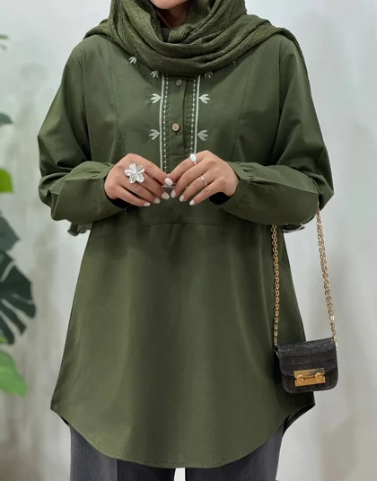 تونیک مانتویی گلدوزی فریناز 4