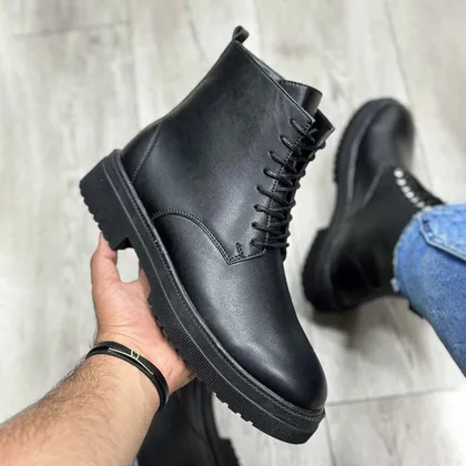 بوت مردانه TIMBERLANDرنگ مشکی ساده