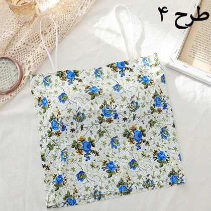کراپ تاپ گل‌گلی