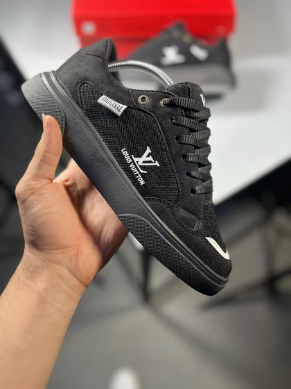 کتانی ونس لویی ویتون Louis Vuitton تمام مشکی / کد 2637