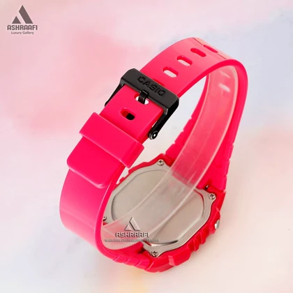 ساعت کاسیو صورتی Casio W-215H-4AV