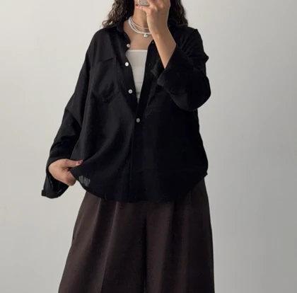 شومیز آستین بلند زارا | ZARA Long Sleeve Shirt 🇹🇷