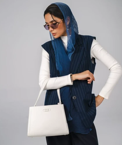 کیف دستی زنانه چرم مصنوعی مهمانی دیوید جونز DAVIDJONES