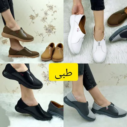 کفش کالج زنانه تمام طبی مدل تابان