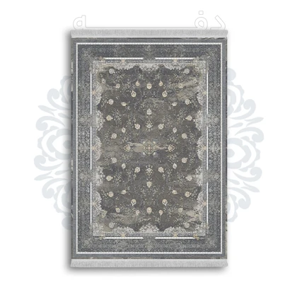 *جدید* فرشینه از جنس پارچه شانل مخمل ترک طرح فانتزی برند دفه کد 986