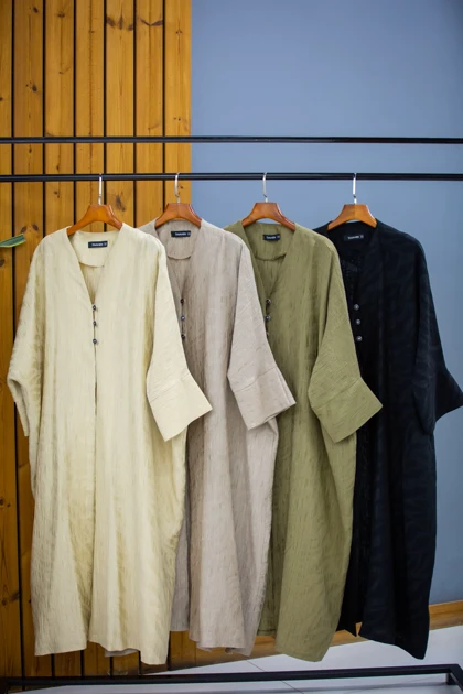 مانتو عبایی ژاکارد