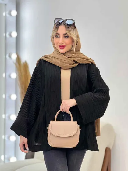 مانتو هلالی بغل چاک