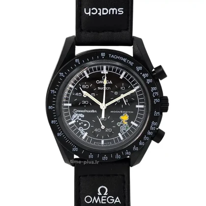 ساعت امگا سواچ ماموریت به ماه مشکی اسنوپی u-1467