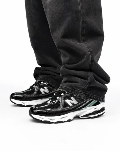 کفش کتانی مردانه مدل نیوبالانس مشکی سفید New BALANCE 740
