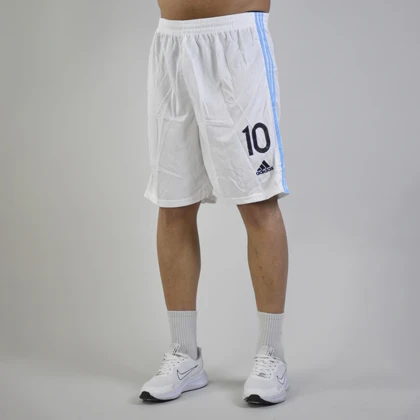 ست رکابی و شلوارک فوتبالی آرژانتین مدل Adidas-4D0603 سفید