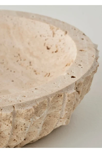 کاسه دکوراتیو Bella Maison مدل Ephesus Traverten - طبیعی