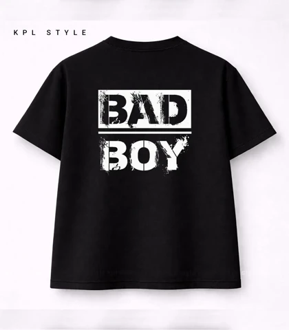 تیشرت باکسی یونیسکس طرح BAD BOY کد 1392