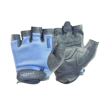 دستکش بدنسازی زنانه کیپ فیت مدل 404D0581 آبی