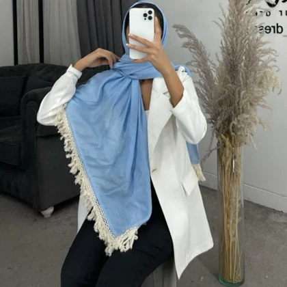 روسری پایین ریش