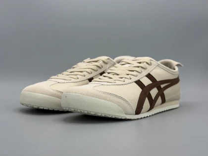 کتانی اسیکس اونیتسوکا تایگر مکزیکو 66 کرم قهوه ای / Asics Onitsuka Tiger
