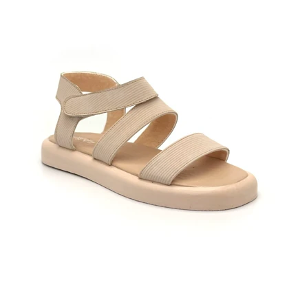 کفش صندل دخترانه مدل sandal - 0012_Creamy
