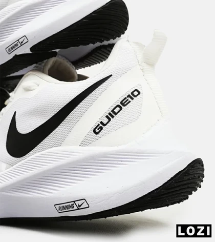 کفش کتانی بزرگ پا سفید مشکی Nike guide 10