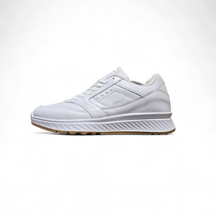 کفش مردانه چرمی مدل اکو بیوم سفیدکاراملی