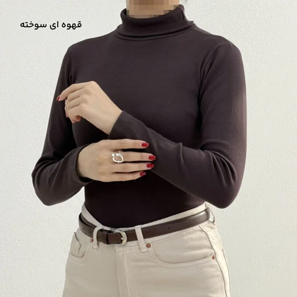 بلوز زنانه یقه اسکی کبریتی | آی بولک