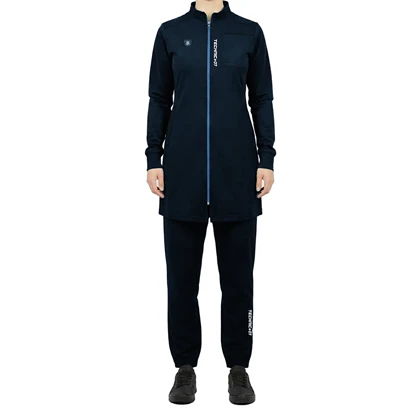 ست گرمکن و شلوار ورزشی زنانه نخی تکنیک پلاس 07 مدل GK-131