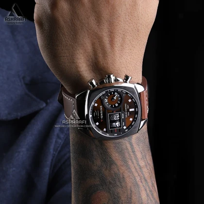 ساعت تی انجین درام کورنو T-Engine Drum Chrono 3939-BS