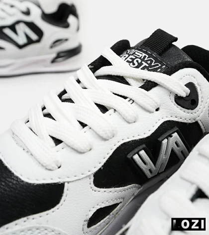 کفش کتانی مردانه سفید مشکی NEW BALANCE yg niubailun