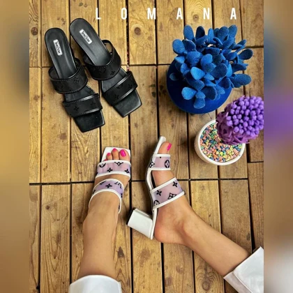 صندل 7 سانت پاشنه لویی ویتون