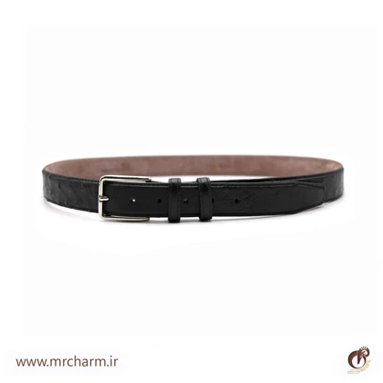 کمربند چرم شترمرغ mrc1211-02