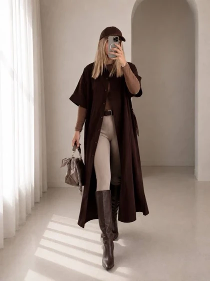 پیراهن زنانه پاییزه پارچه سیلک