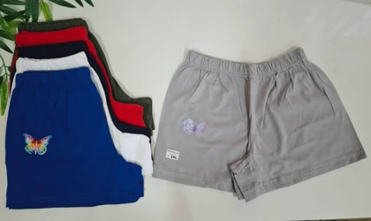 شورتک نخ پنیه ساده رنگی کد 1752(سایز 2XL)